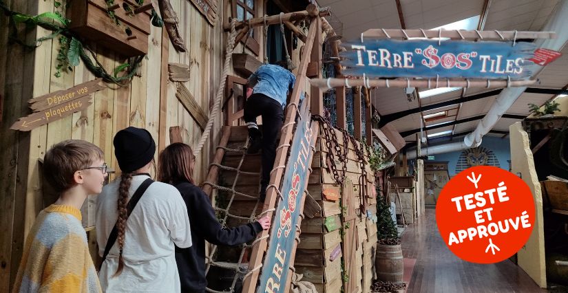 Découverte de la nouvelle mission en Terre SOS tiles à Enigmaparc