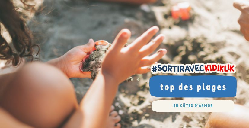 Les plages avec des enfants dans les Côtes d'Armor