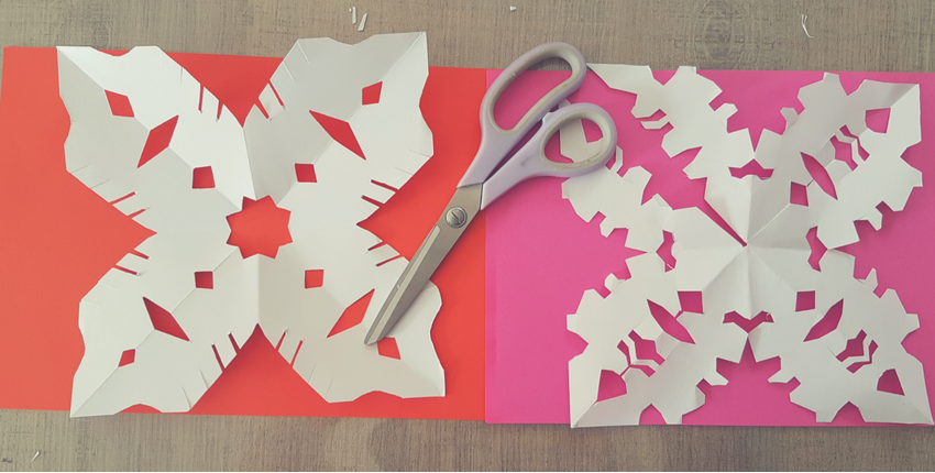 Jolis flocons en papier : un DIY de Noël facile avec les enfants
