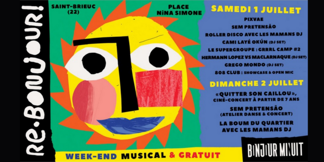 Festival "Re-bonjour", rendez-vous familial gratuit à Saint-Brieuc