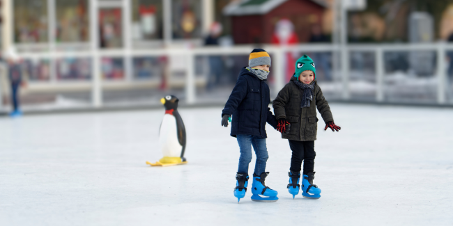 Sortie en famille à la patinoire de Langueux, du côté de Saint-Brieuc