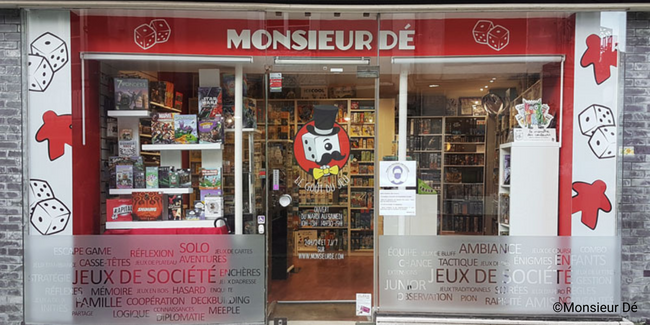 Monsieur Dé, boutique de jeux de société pour toute la famille à Vitré