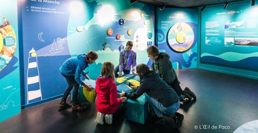 Exposition permanente "La Manche débusquée" à l'Aquarium marin de Trégastel