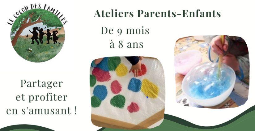 Ateliers artistiques parents-enfants avec le Cocon des familles près de Fougères