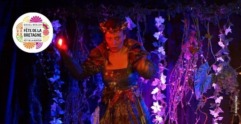 Le spectacle la Fée Katellg à l'occasion de la Fête de la Bretagne à Bruz.