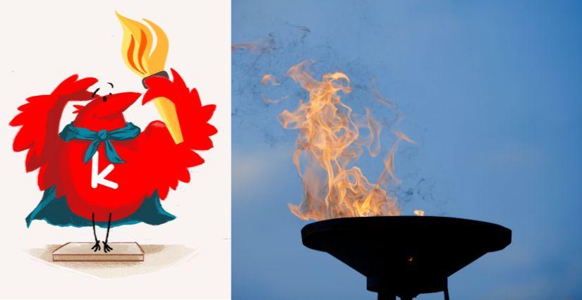 Relais de la flamme olympique et paralympique de Cesson à Rennes