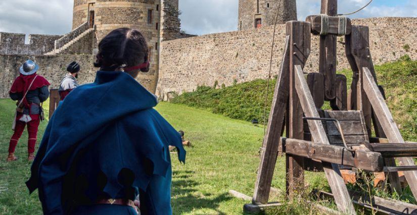 crédit photo : Marie-Paule Tellier "Au repos" aventure en famille au Château de Fougères