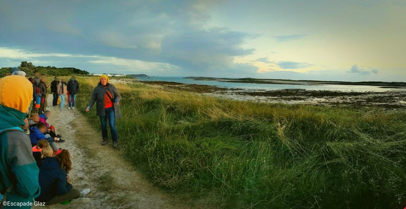 Sortie nocturne en famille à l'Ile Grande, Pleumeur-Bodou