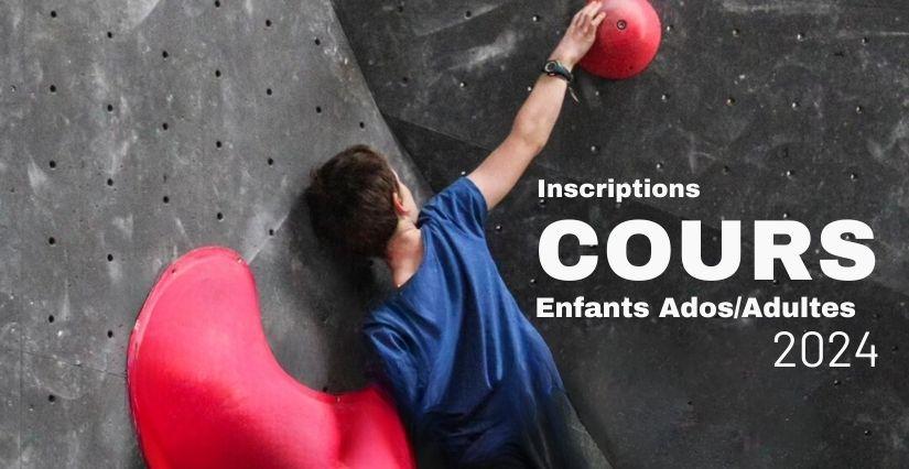 Inscription cours d'escalade au Modjo, Rennes