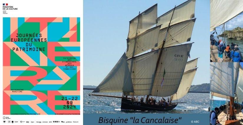 Journées du Patrimoine : navigation à bord d'une Bisquine à Cancale