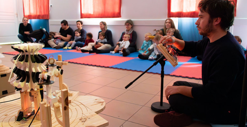 " Musique Mécatonique", atelier de musique expérimentale, Lillico, Rennes