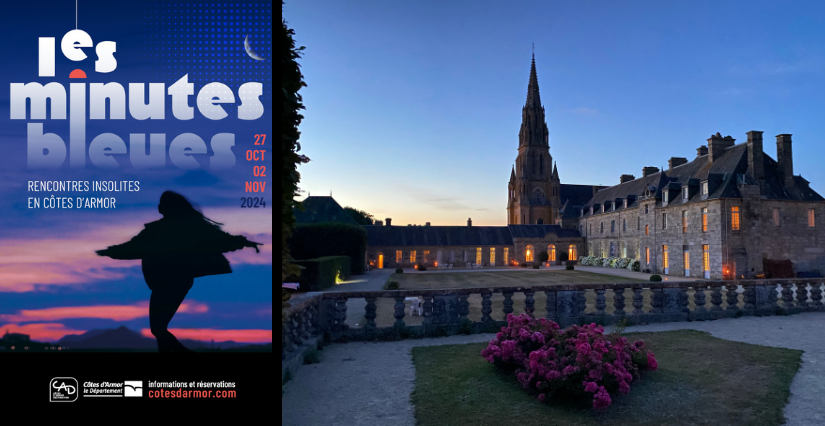 Les Minutes Bleues, "Signatures mystères du château", Château de Quintin 