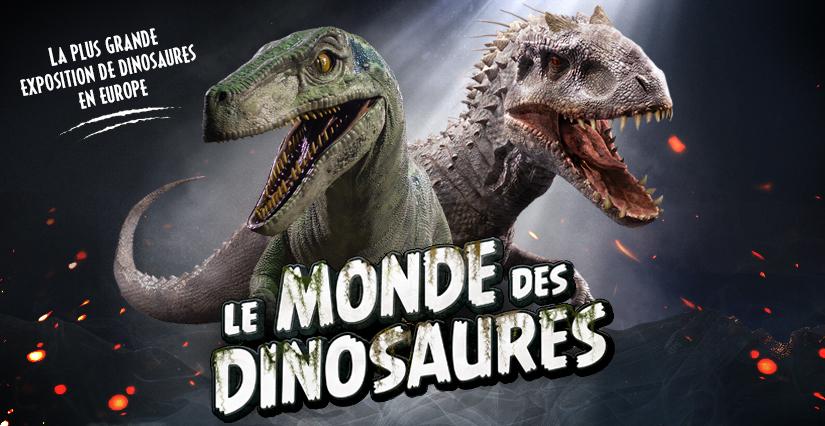 Exposition "Le Monde des Dinosaures" à Saint-Brieuc