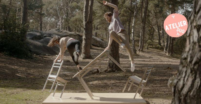 crédits photo Marc Lahore Atelier enfant/adulte dans le cadre du Festival "Temps fort cirque" avec Ay-Roop, Rennes