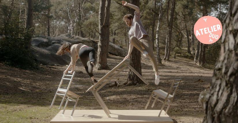 Atelier enfant/adulte dans le cadre du Festival "Temps fort cirque" avec Ay-Roop, Rennes