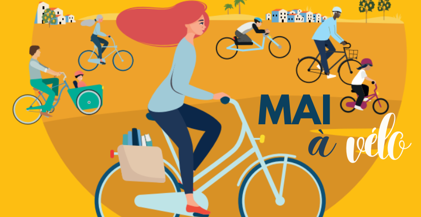 affiche Mai à vélo
