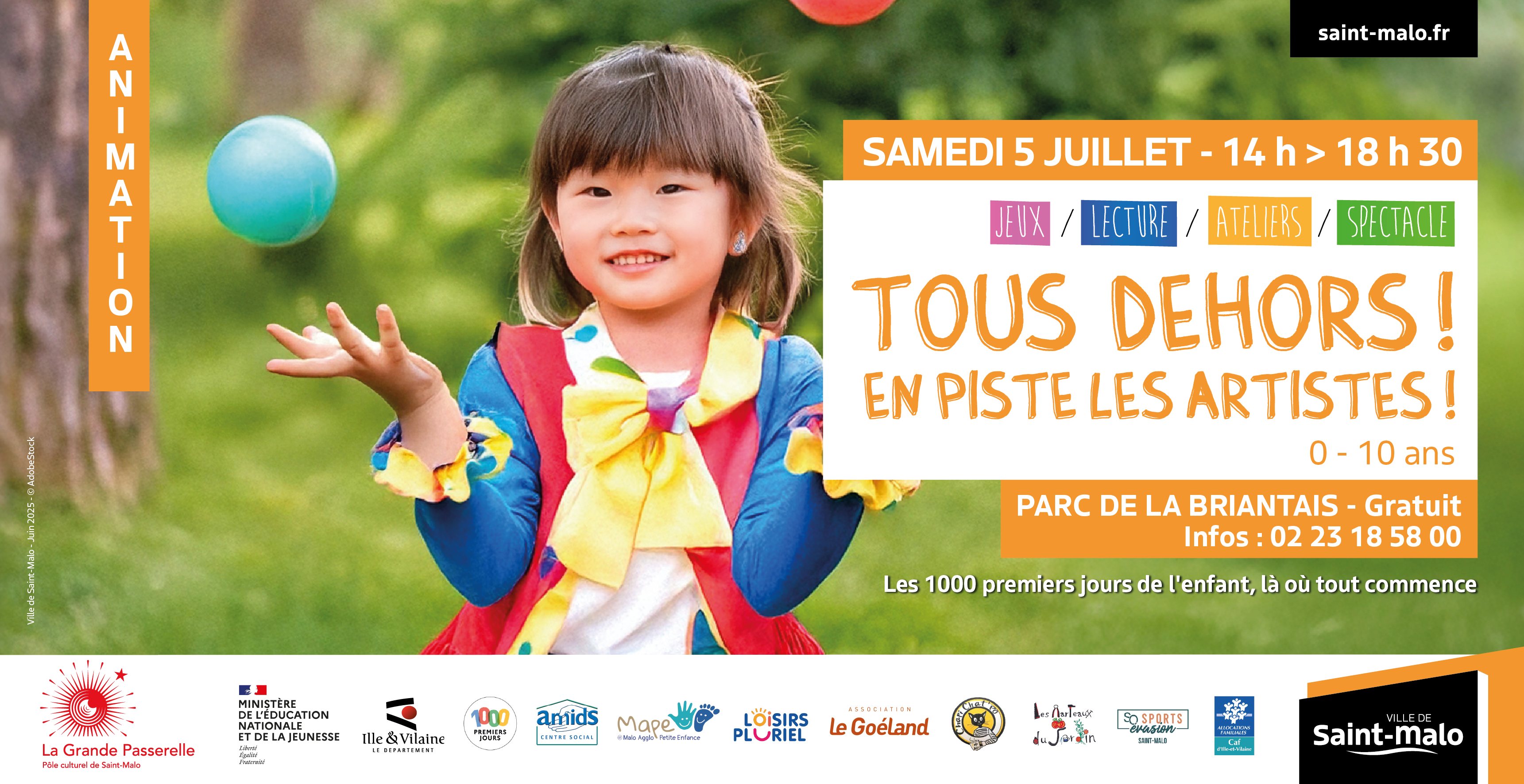 "Tous dehors", après-midi festif en famille à Saint-Malo