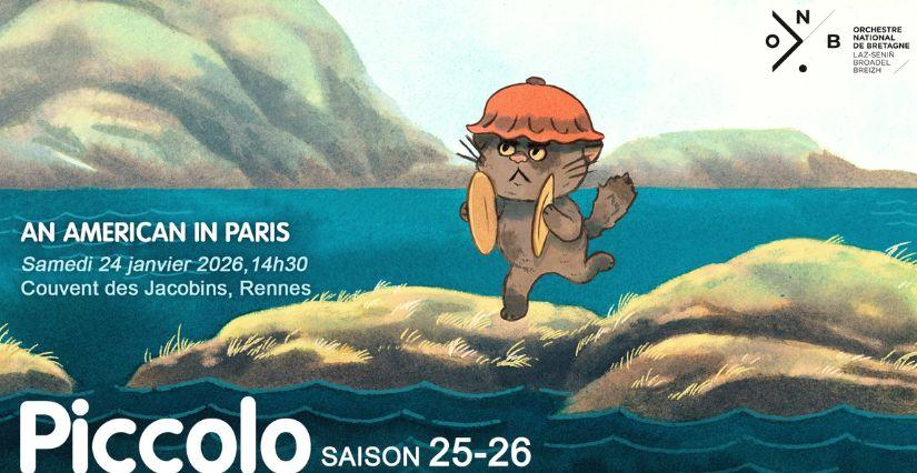 "An American in Paris", concert Piccolo par l'Orchestre National de Bretagne, Rennes