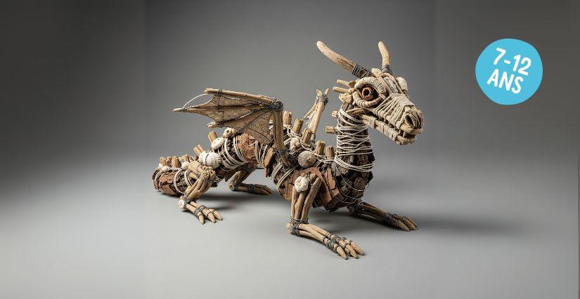 Atelier enfant : création d'un animal fantastique aux 3 CHA de Châteaugiron