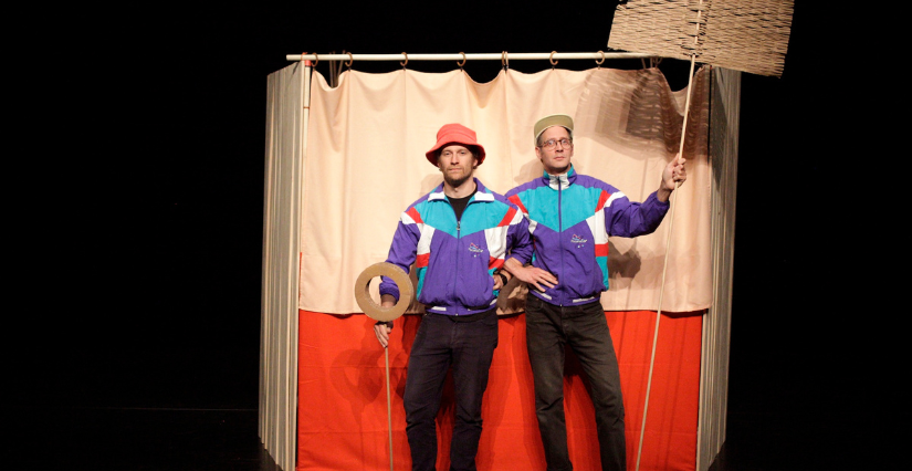 © Laura Fouqueré "BOB & CASQUETTE", spectacle proposé au Théâtre de l'Aire Libre, près de Rennes