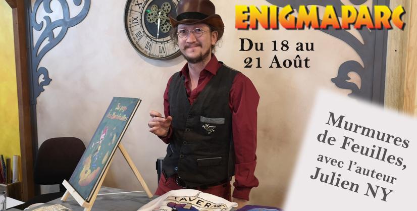 jeux nature en famille et rencontre avec Julien Ny, nouvelle aventure écologique à Enigmaparc près de Rennes