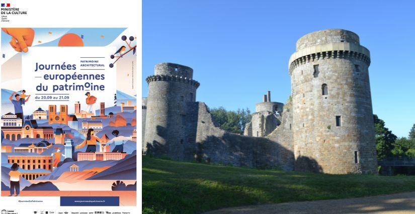 Journées européennes du patrimoine et du matrimoine au Château de la Hunaudaye à Plédéliac, 2025 Journées Européennes du Patrimoine au Château de la Hunaudaye 2025