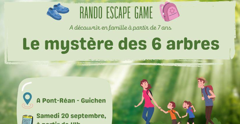 Rando escape game pour la famille au Sud de Rennes "Défi Crapahut", escape game dans la nature pour les familles avec la FF Randonnée près de Rennes