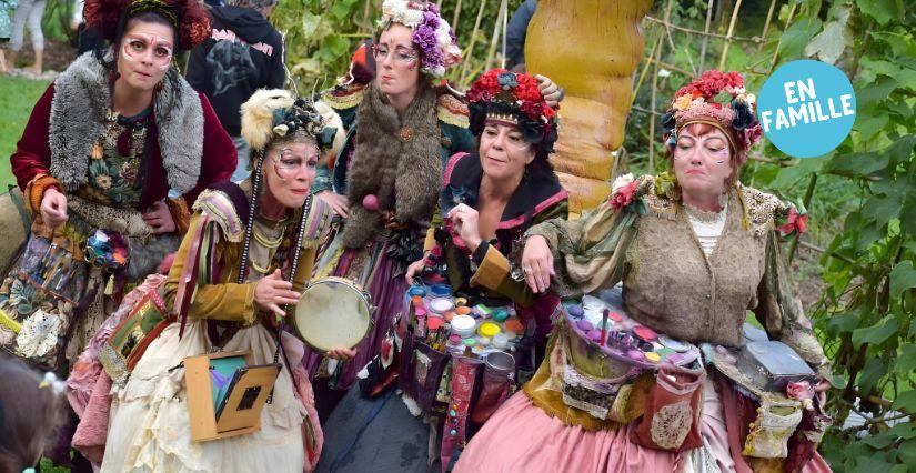 Spectacle "Les Goules" déambulation aux Jardins de Brocéliande près de Rennes