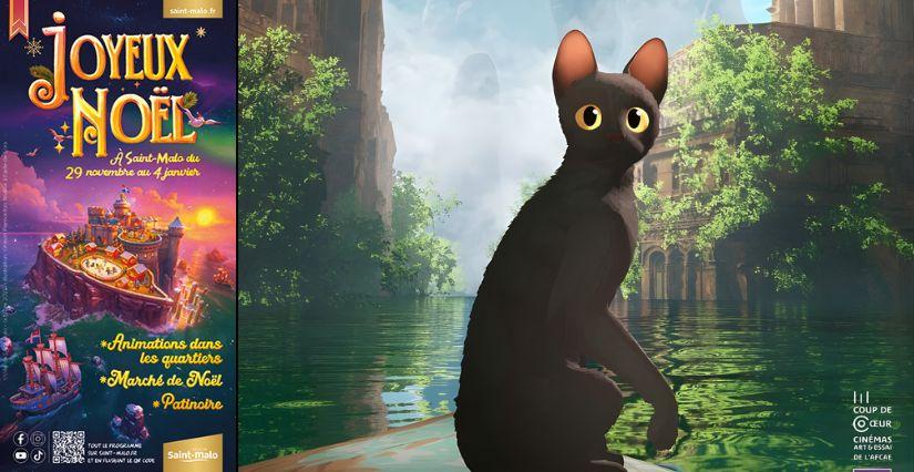 Projection du film "Flow" à voir en famille à Saint-Malo