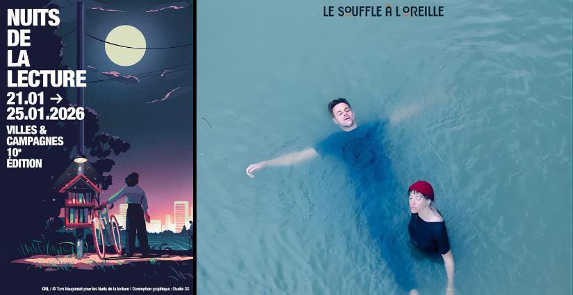 Lecture musicale "Effeuiller la mer" en famille à Thorigné Fouillard pour les Nuits de la lecture 2026