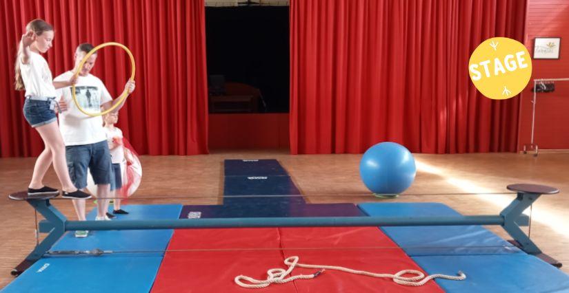 Stages de cirque en duo parent-enfant ou solo enfant près de Montfort sur Meu