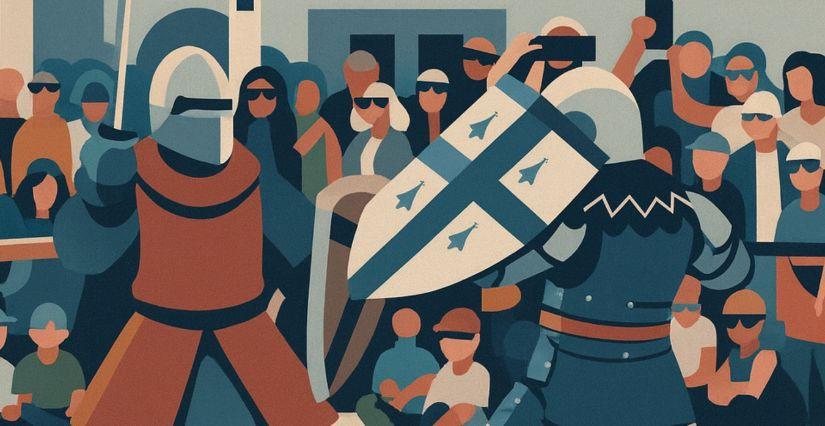 Spectacle médiéval “Duels en champ clos” en famille au Château de la Hunaudaye près de Lamballe