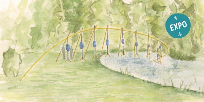 Exposition éphémère "Resonnance", à découvrir en famille aux Jardins de Brocéliande près de Rennes