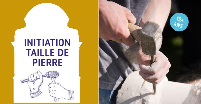 stage d'initiation à la taille de pierre en famille dès 12 ans à Fougères