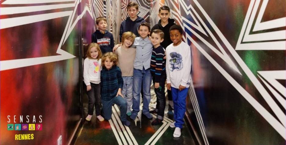 Activité groupe scolaire et centre de loisirs près Rennes : sortie sensorielle immersive pour ados avec SENSAS