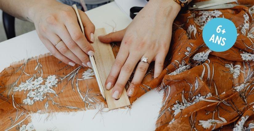 Atelier créatif de récup textile en duo parent-enfant, Maison de la Terre, près de Saint Brieuc
