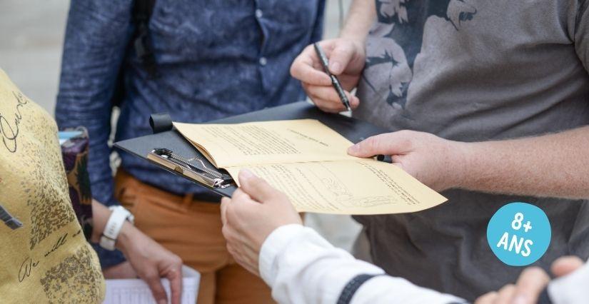 Enquête grandeur nature en famille dans le centre-ville de Rennes : "Le Journal d'un collectionneur" avec L'Echappée Ludique
