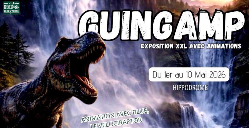 Exposition "Le règne des Dinosaures" à Guingamp pendant les ponts 2026