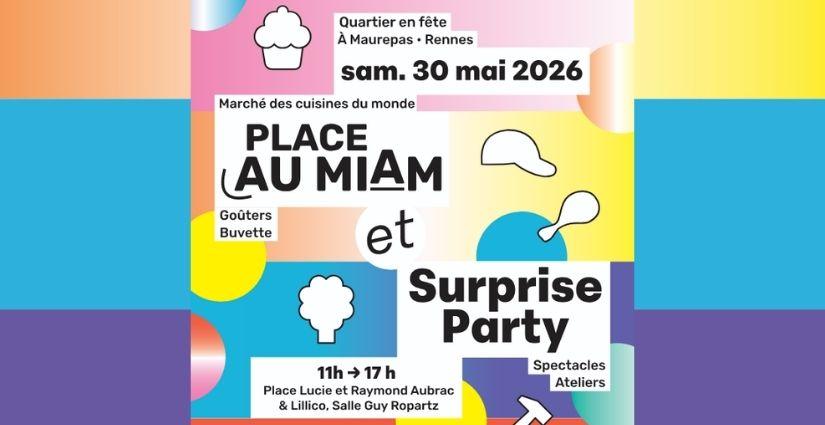 Journée festive en famille "Place au Miam et Surprise Party" à Lillico, Rennes