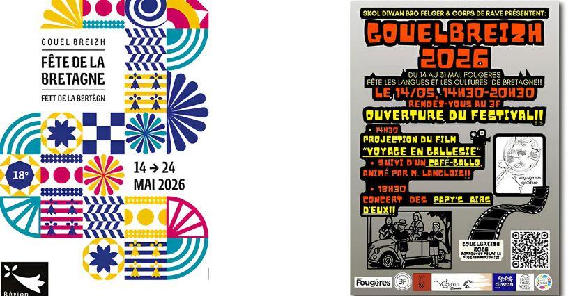Festival des langues et des cultures "Gouelbreizh 2026", la fête de la Bretagne à Fougères
