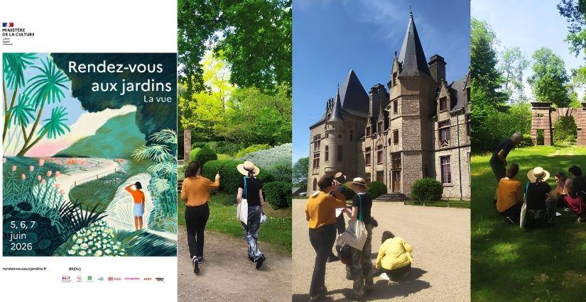 Rendez-vous aux Jardins 2026 au Château du Bois Cornillé près de Vitré