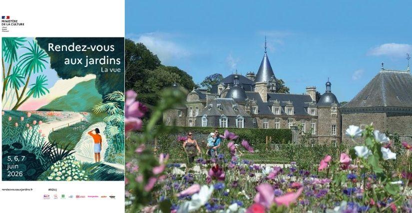 crédits photo : Comité des Parcs et Jardins de France Rendez-vous aux Jardins 2026 à la Bourbansais, près de Saint-Malo