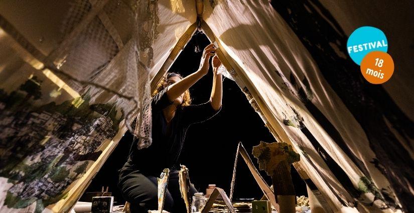 spectacle pou tout-petits "De toit en toi", Festival Marmaille à Lillico, Rennes