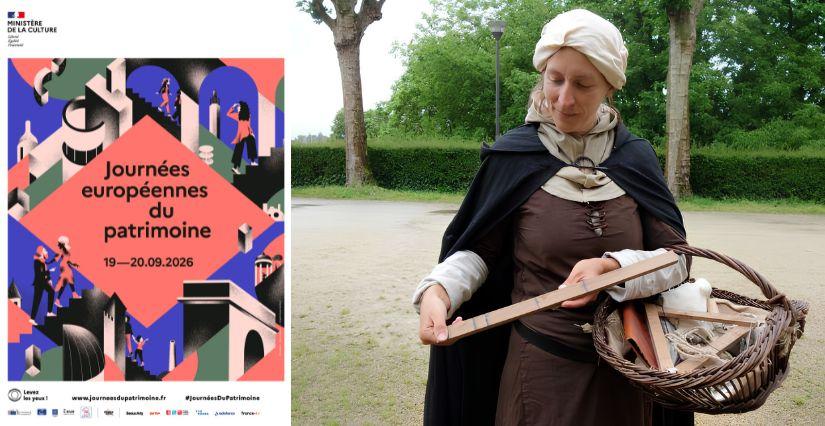 crédits photo : Epok'Tour Journées du patrimoine 2026 à Dinan : Visite insolite "Les bâtisseuses du moyen-âge"