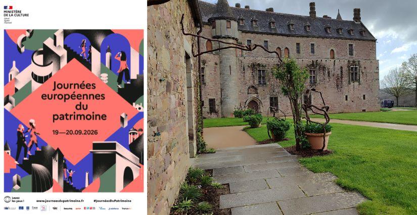 Les Journées du Patrimoine 2026 à La Roche Jagu près de Guingamp
