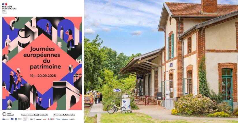 Journées du Patrimoine 2026 à la gare Vélo-rail de Médréac
