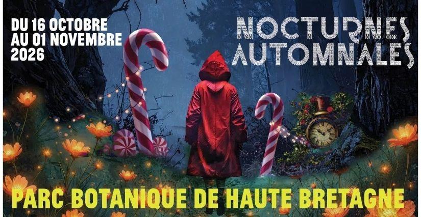 Animation en famille "Les nocturnes automnales" au Parc Botanique près de Fougères