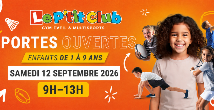 Portes ouvertes au P'tit Club de Rennes pour tester des activités sportives pour les enfants de 1 à 9 ans