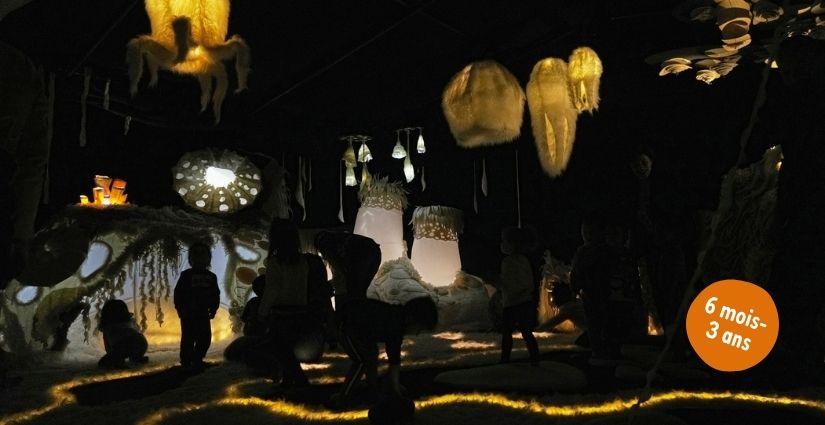 Spectacle théâtre et marionnettes "(é)mouvoir", en famille avec les tout-petits à Lillico, Rennes