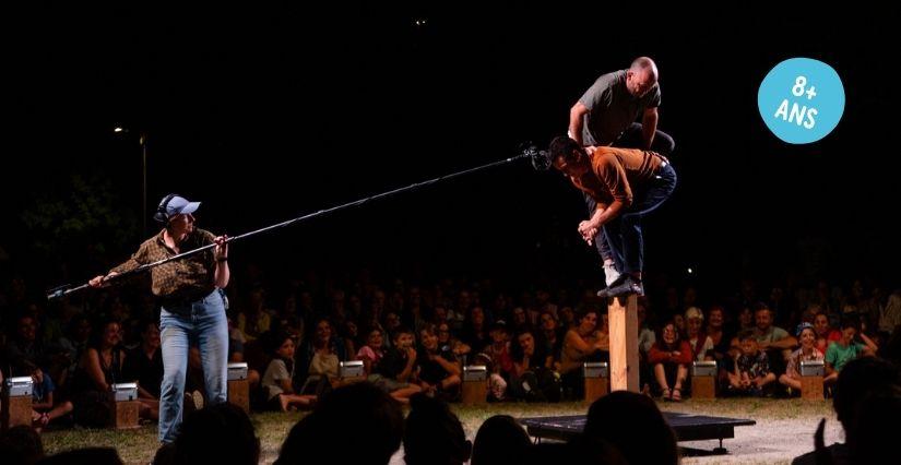 Spectacle de cirque "Rapprochons-nous, La Nuit du cirque, Ay-Roop près de Rennes